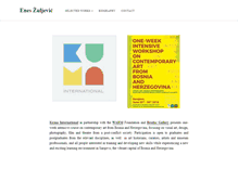 Tablet Screenshot of eneszuljevic.com
